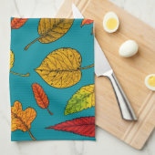 紅葉 キッチンタオル (四つ折り)