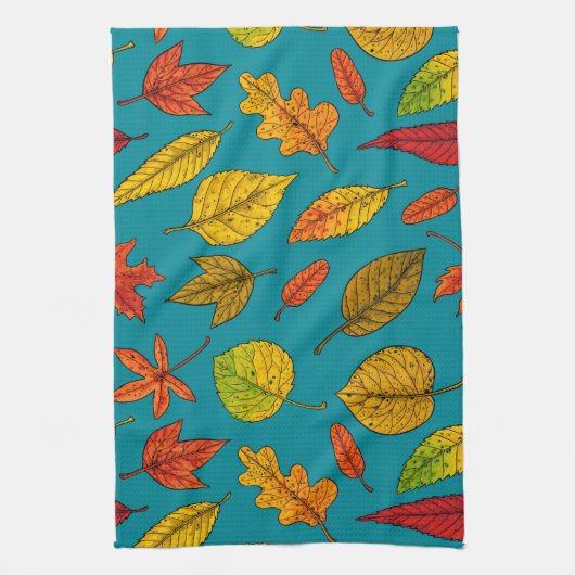 紅葉 キッチンタオル (縦)