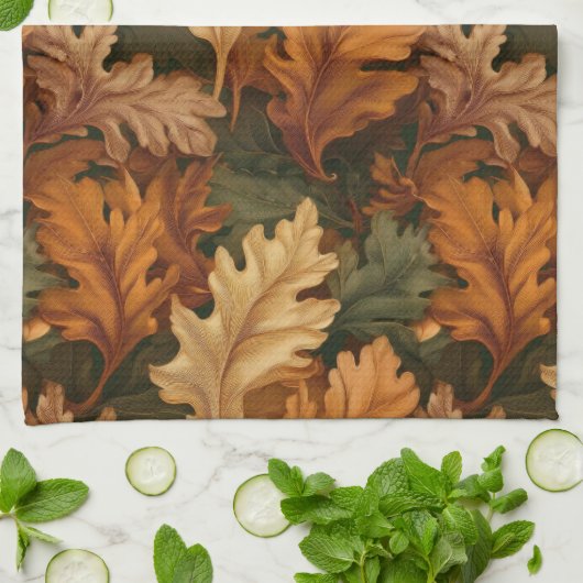 紅葉 キッチンタオル (折り畳み)