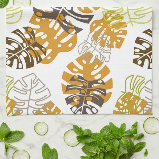 紅葉 キッチンタオル (折り畳み)