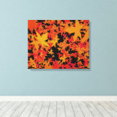 紅葉 キャンバスプリント (インサイチュ (ウッドフロア))