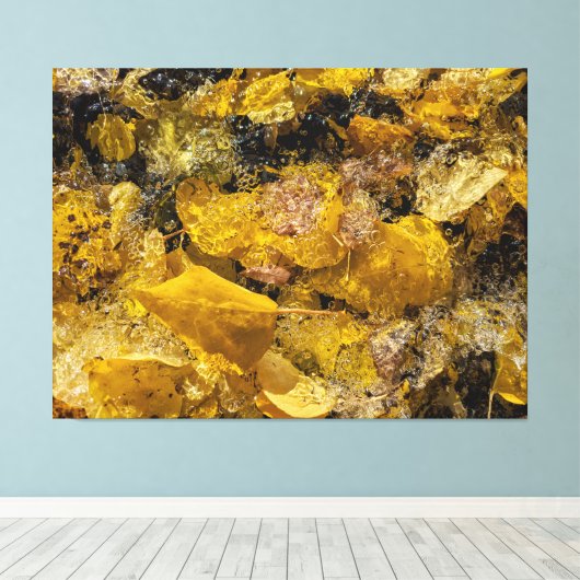 紅葉 キャンバスプリント (インサイチュ (ウッドフロア))