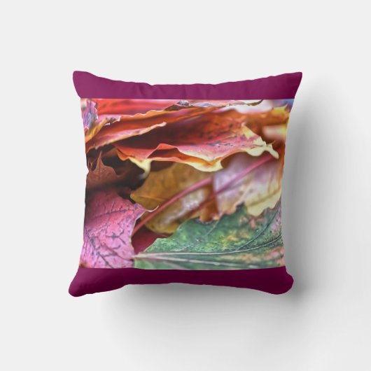 紅葉 クッション (裏面)