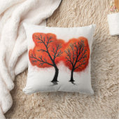 紅葉 – クッション (ブランケット)