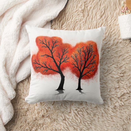 紅葉 – クッション (ブランケット)