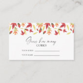 紅葉 – コークの数を推測するブライダルゲーム エンクロージャーカード (正面)