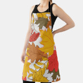 紅葉、シシンプルームレスパターン エプロン (インサイチュ)