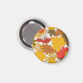 紅葉、シシンプルームレスパターン マグネット (正面/裏面)