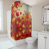 紅葉 シャワーカーテン (インサイチュ)