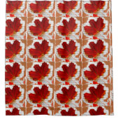 紅葉 シャワーカーテン (正面)