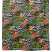 紅葉 シャワーカーテン (正面)