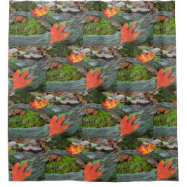 紅葉 シャワーカーテン