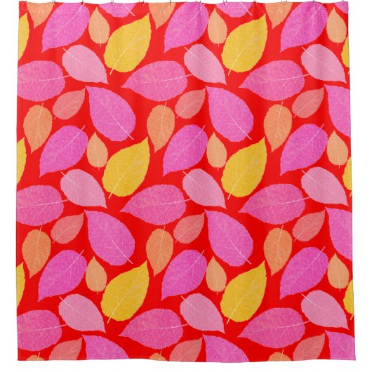 紅葉。 シャワーカーテン (正面)