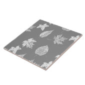 紅葉 – シルバーグレーと白 タイル (側面)