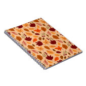 紅葉、シンプル子供のシームレスなパターン。 ノートブック (右側)