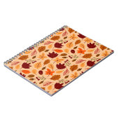 紅葉、シンプル子供のシームレスなパターン。 ノートブック (左側)