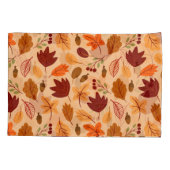 紅葉、シンプル子供のシームレスなパターン。 枕カバー (裏面)