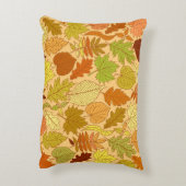 紅葉：シームレスなファブリックプリント アクセントクッション (裏面(縦))