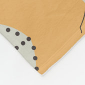 紅葉、シームレスなヴィンテージパターン。 フリースブランケット (角)