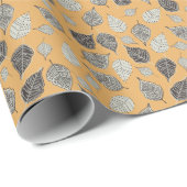 紅葉、シームレスなヴィンテージパターン。 ラッピングペーパー (ロールコーナー)