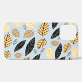 紅葉:シームレスな青の背景 Case-Mate iPhoneケース (裏面 (横))