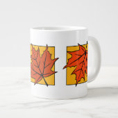 紅葉 ジャンボコーヒーマグカップ (正面右)
