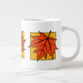 紅葉 ジャンボコーヒーマグカップ (右)