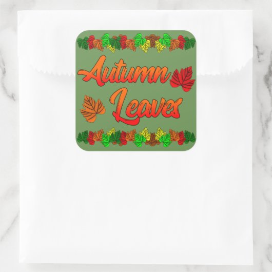 紅葉 スクエアシール (バッグ)