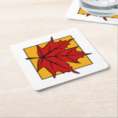 紅葉 スクエアペーパーコースター (アングル)