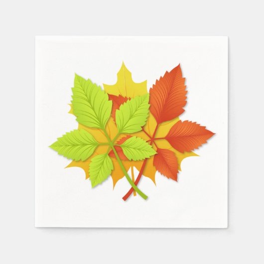 紅葉 スタンダードカクテルナプキン (正面)