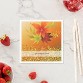 紅葉 スタンダードカクテルナプキン (インサイチュ)