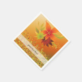 紅葉 スタンダードカクテルナプキン (角)