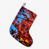 紅葉 スモールクリスマスストッキング (正面 (吊り時))