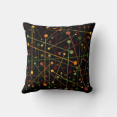 紅葉 |ダッシュとドット | クッション (裏面)