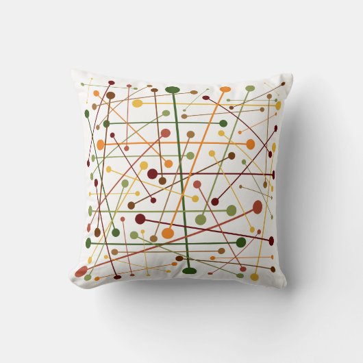 紅葉 |ダッシュとドット | クッション (正面)