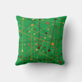 紅葉 |ダッシュとドット | クッション (裏面)