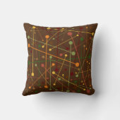 紅葉 |ダッシュとドット | クッション (裏面)