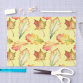 紅葉(デザイン46黄色/オレンジ系) 薄葉紙 (クラフト)