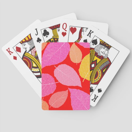 紅葉。 トランプ (裏面)