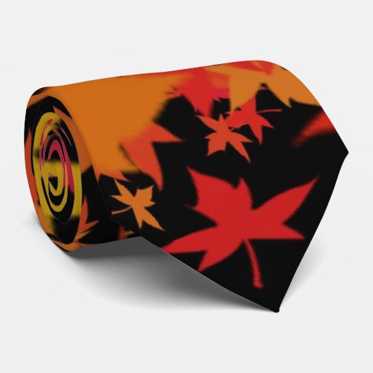 紅葉 ネクタイ (ロール)