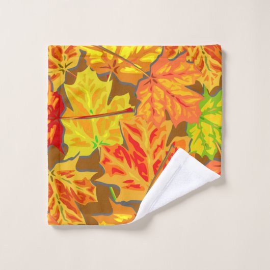 紅葉 バスタオルセット (ウォッシュタオル)