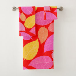 紅葉。 バスタオルセット