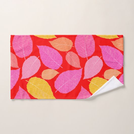 紅葉。 バスタオルセット (ハンドタオル)