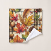 紅葉 バスタオルセット (ウォッシュタオル)