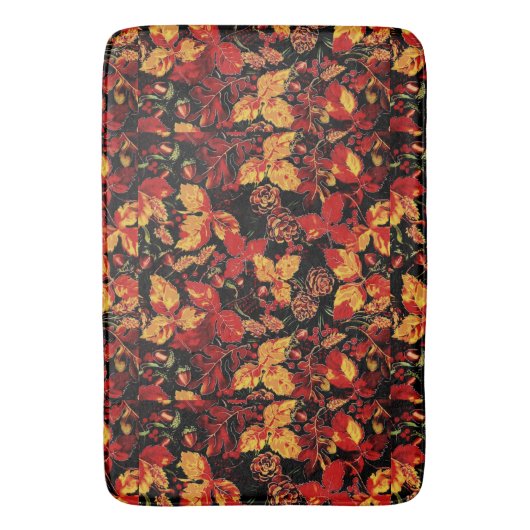 紅葉 バスマット (正面縦)