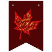 紅葉 バンティングフラッグ (第1の旗)