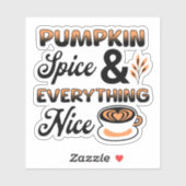 紅葉 |パンプキンスパイスと素敵な全て シール (シート)