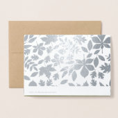 紅葉&パンプキンラグジュアリーサンクスギビング実在 箔カード (裏面封筒付き)