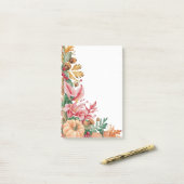 紅葉&パンプキン応援 ポストイット (デスク上)