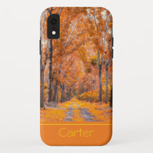 紅葉 パーソナライズされた iPhone XRケース